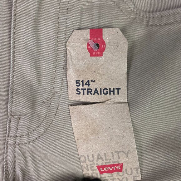 Levi's 514 Regular Fit Straight Leg Pants Men's 29 x 32 Fit 30.5 x 31 Khaki - Picture 3 of 15